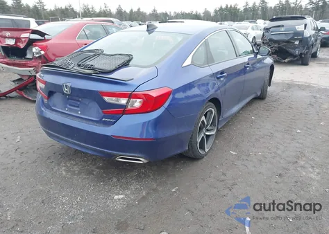 2021 Honda Accord Sport из США, поврежденный, VIN 1HGCV1F39MA100895